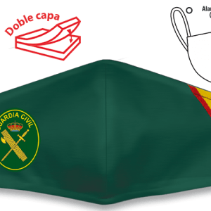 mascarilla guardia civil verde españa