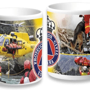 taza protección civil ceramica