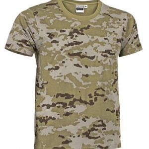 camiseta camuflaje pixelado arido militar