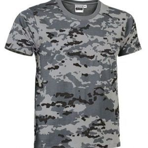 camiseta camuflaje pixel gris