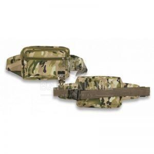 riñonera tactica camuflaje verde militar