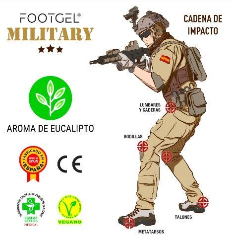 plantilla footgel botas militar policial