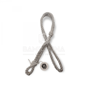Cordón medalla metal plata