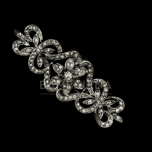 Broche Mantilla Plateado