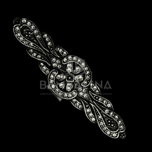 Broche mantilla plata vieja