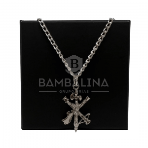 colgante legion española plateado plata
