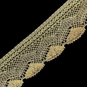 Encaje Dorado 6,5cm.