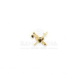 Pin Tricornio y emblema