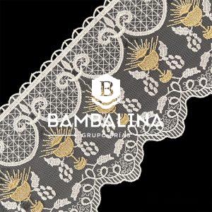 Encaje Blanco Cáliz Dorado