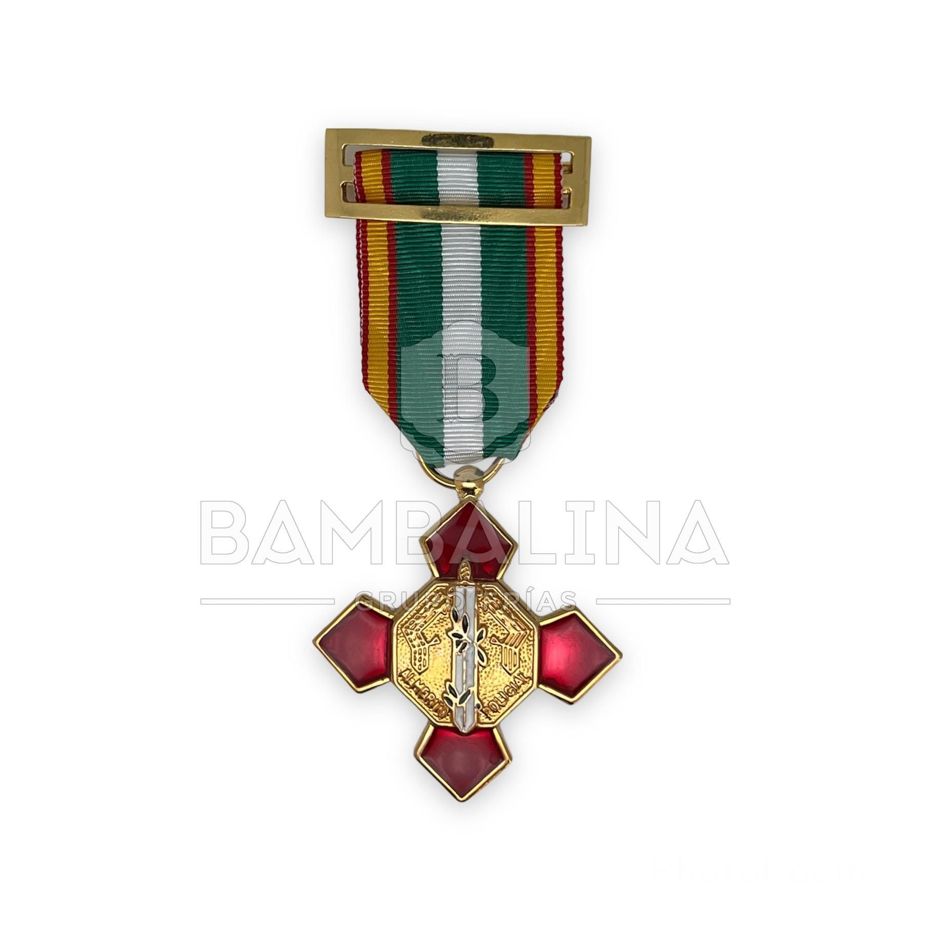 Medalla Mérito Policial Dtvo. Rojo