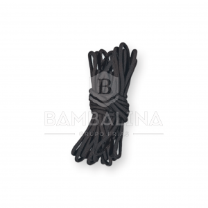 Cordones botas negros 190cm (par)