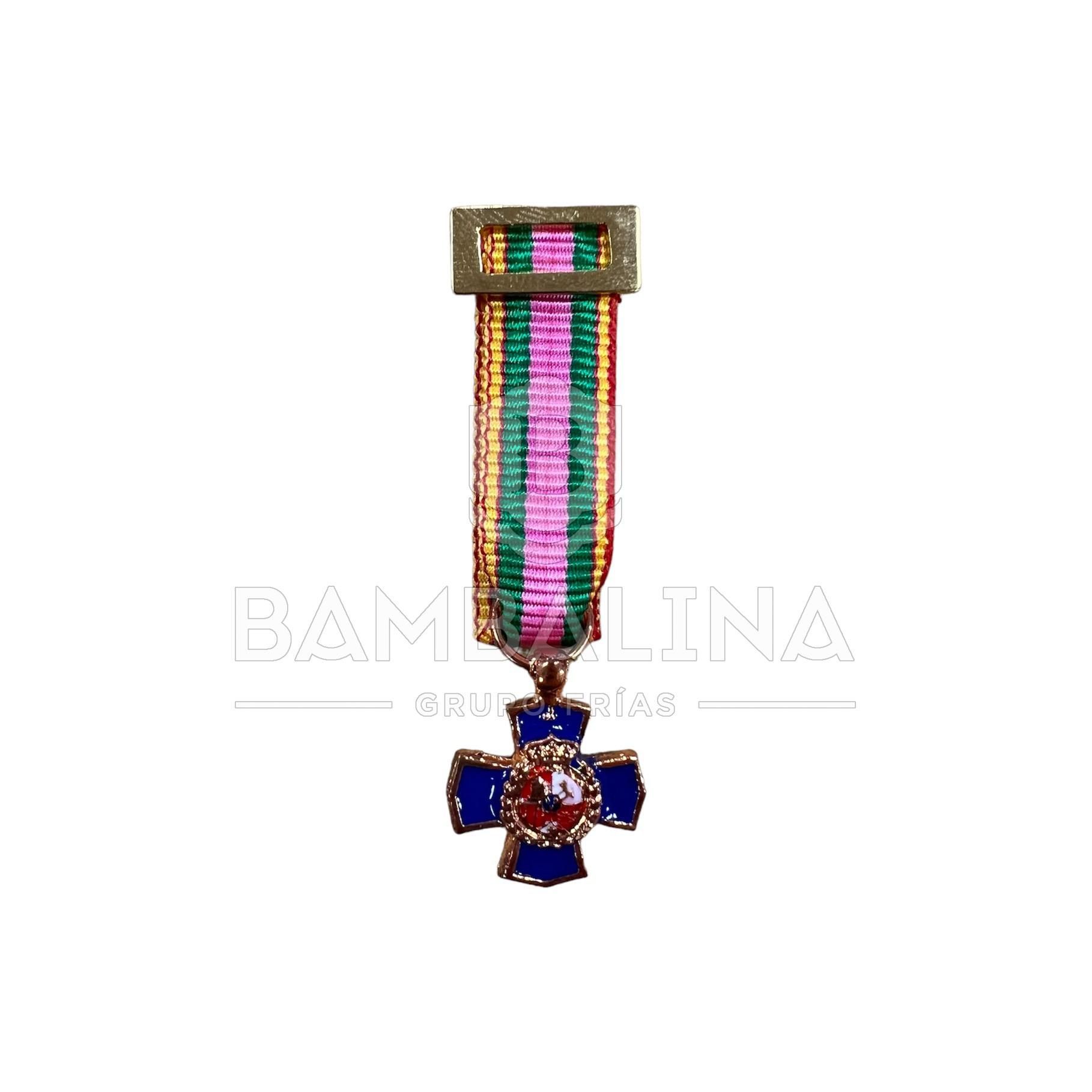 Miniatura Constancia 15 años Bronce