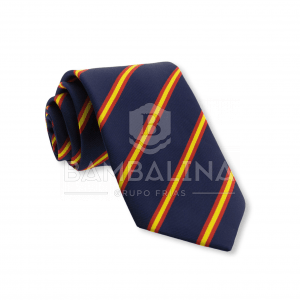 Corbata Azul Rayas Bandera de España