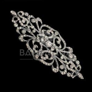 Broche Mantilla Envejecido Plata