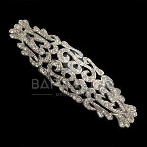 Broche Mantilla Plateado