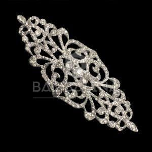 Broche mantilla Plateado