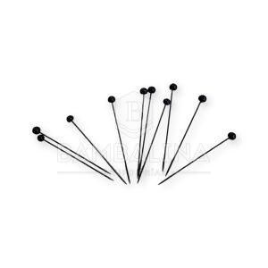 Alfiler Cristal Negro (10u)