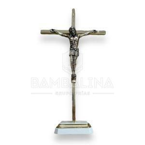 Crucifijo Metálico Dorado