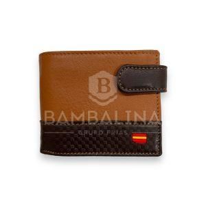 Cartera Piel Bandera