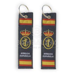 Llavero Bordado Armada Española