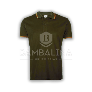 Polo España Algodón Verde Militar