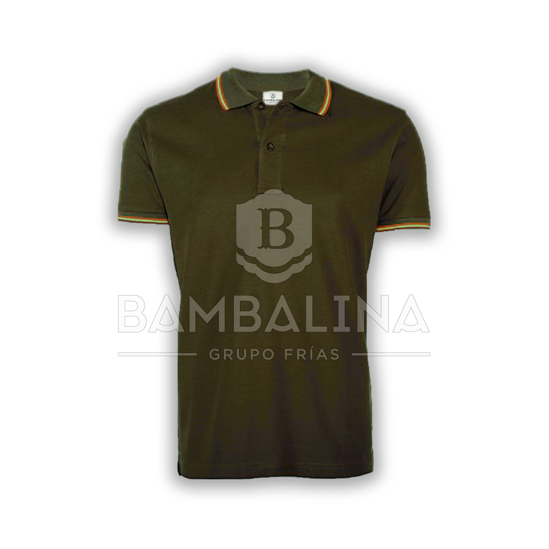 Polo España Algodón Verde Militar