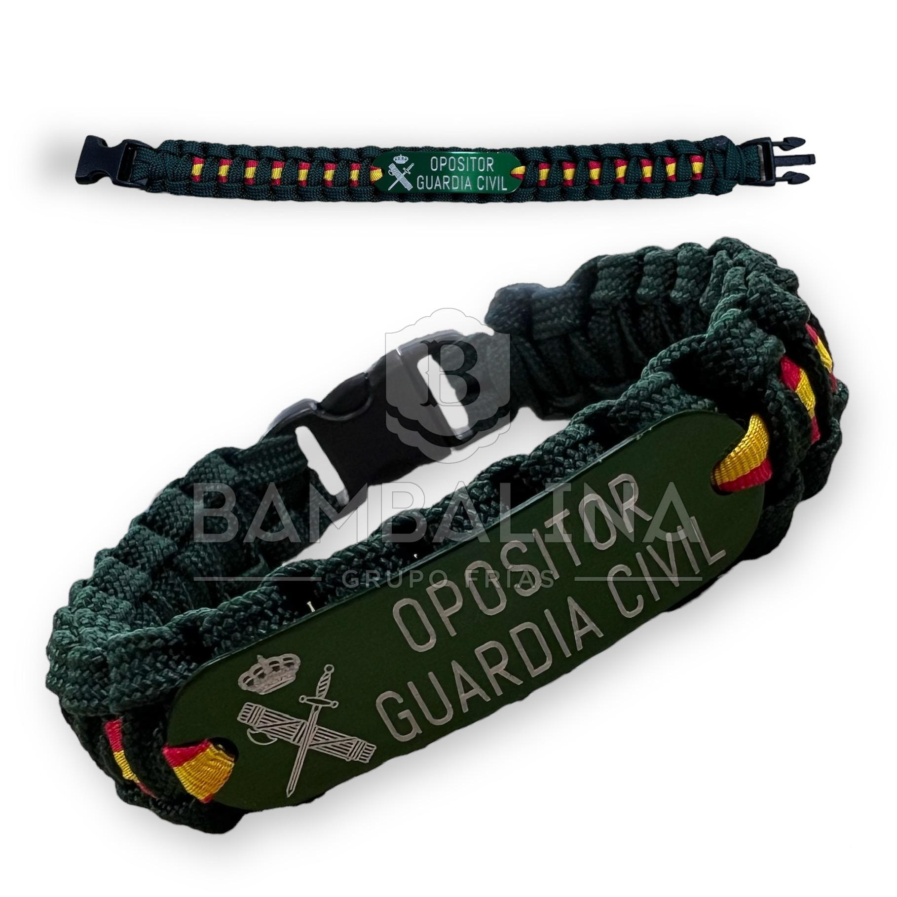 Pulsera paracord opositor Guardia Civil