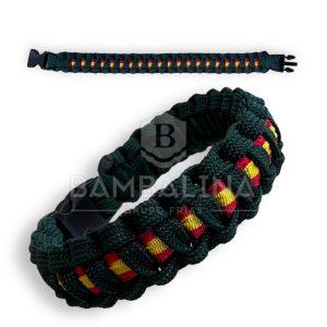Pulsera paracord España Verde
