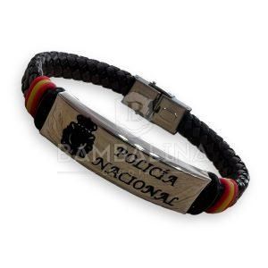 Pulsera piel Policía Nacional CNP