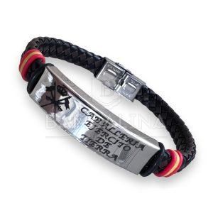 Pulsera piel Caballería