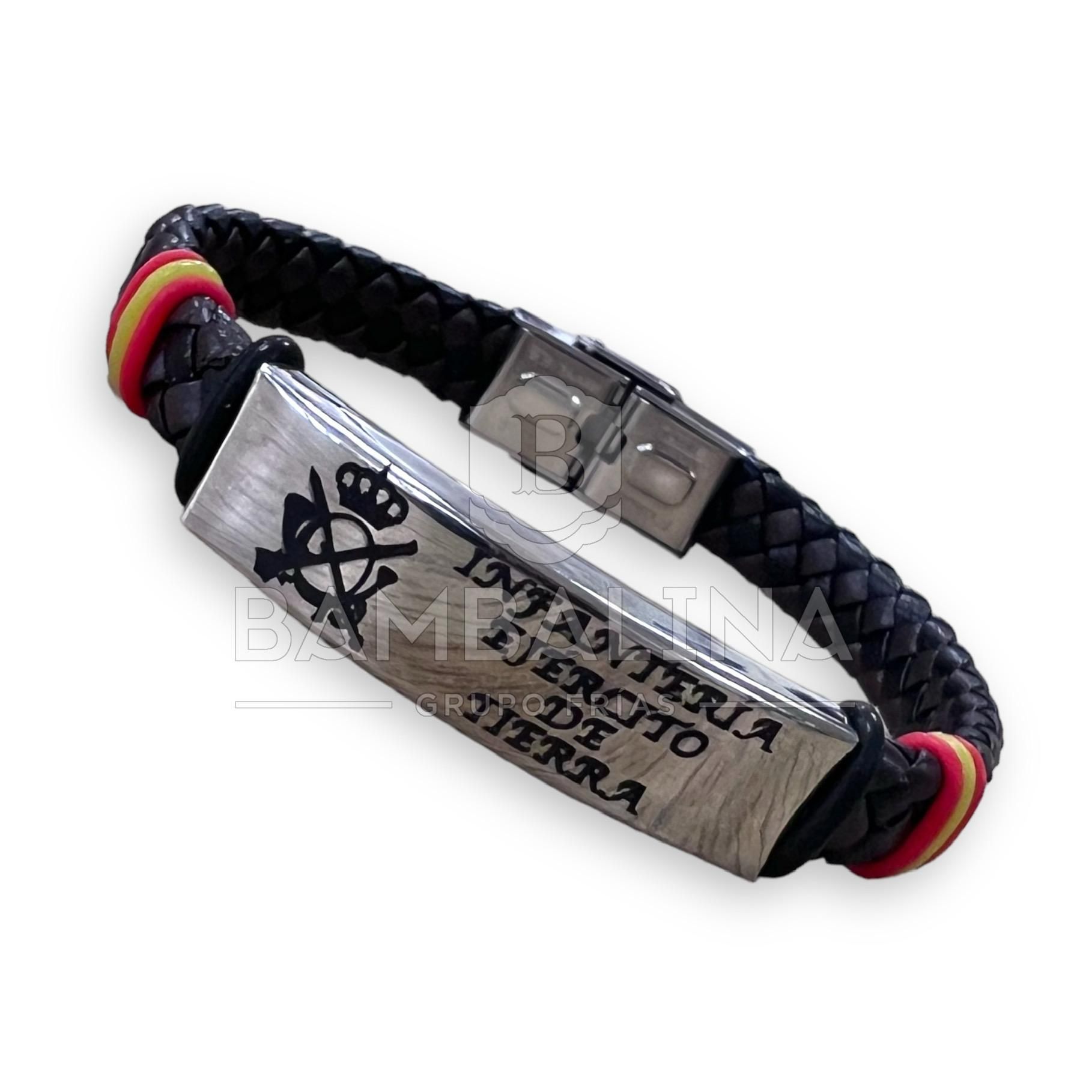 Pulsera piel Infantería