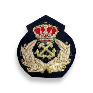 Escudo bordado a mano Capitán de Yate