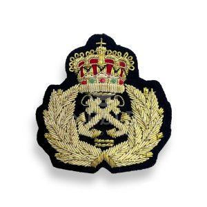Escudo bordado a mano Patrón de Yate