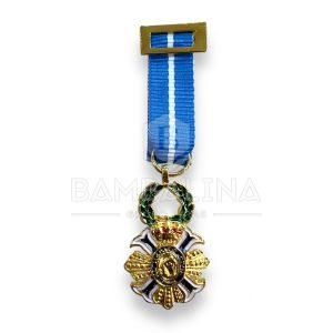 Miniatura mérito civil oro