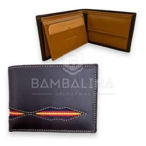 Cartera Piel Bandera España