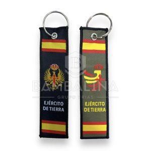 Llavero bordado Ejército de Tierra