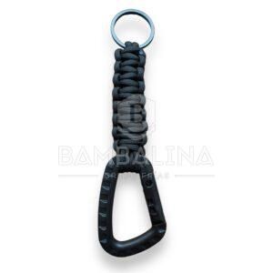 Mosquetón Paracord Negro
