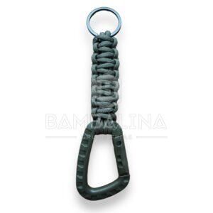 Mosquetón Paracord Verde