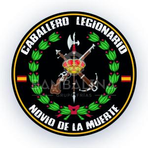 Pegatina Caballero Legionario