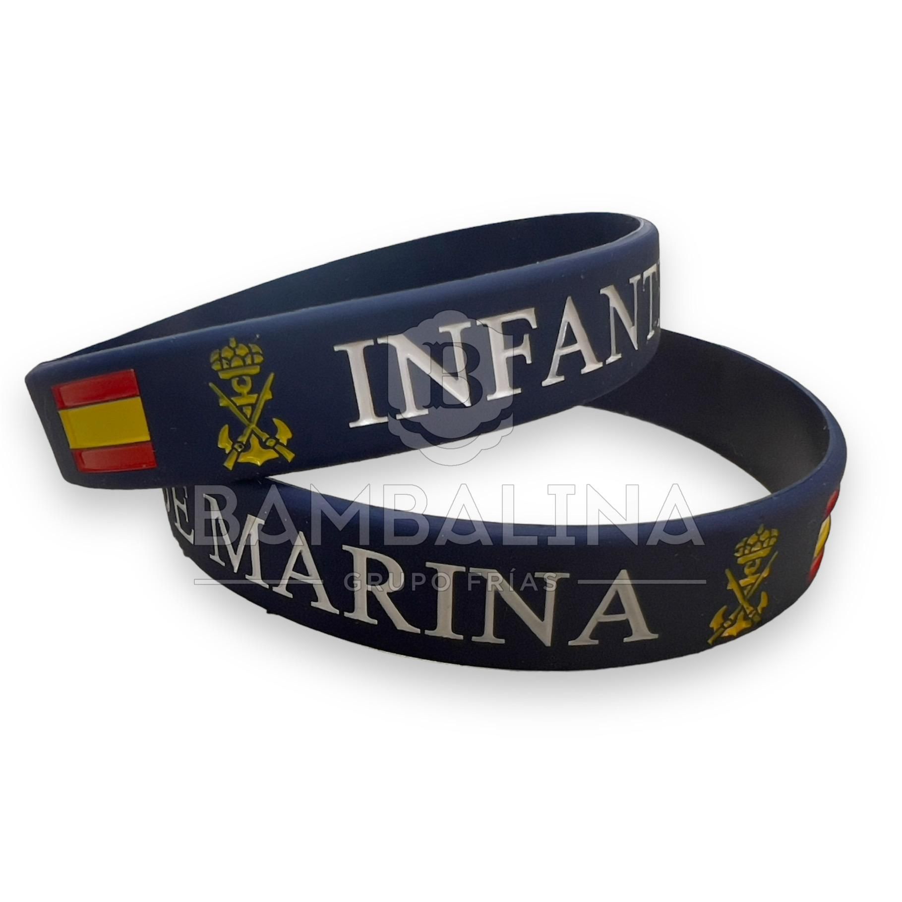 Pulsera Goma Infantería de Marina