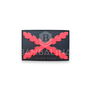 Parche Borgoña negro 5,5x3,5