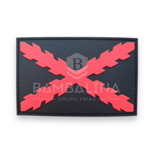 Parche Borgoña negro 8,5x5,5