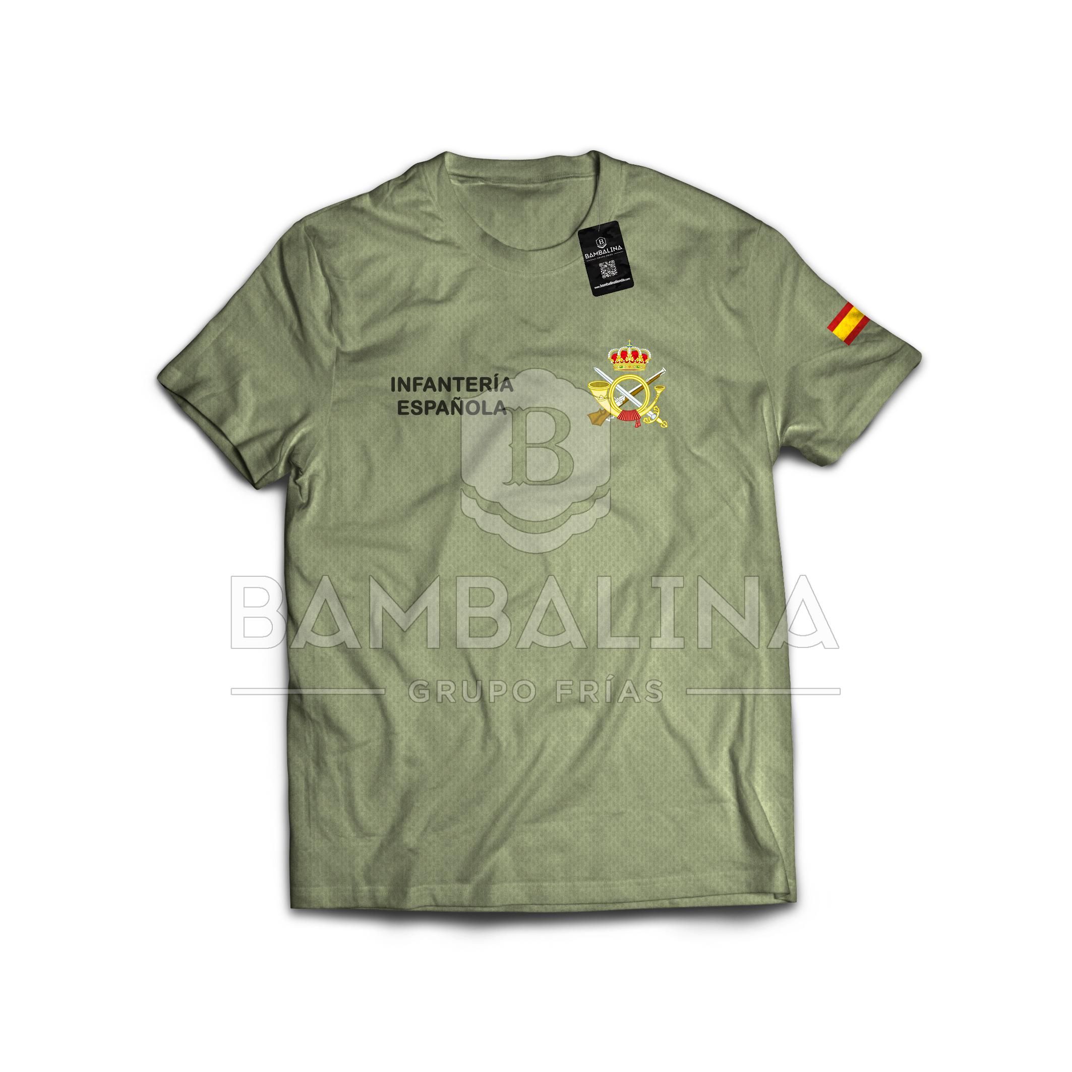 Camiseta Infantería Verde