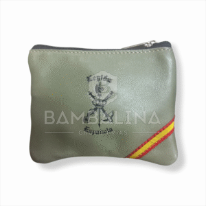 Monedero Piel Legión Verde